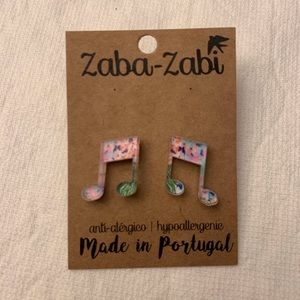 Musical note earrings 🎼🎹🇵🇹